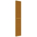 Biombo separador de 4 paneles madera maciza paulownia marrón