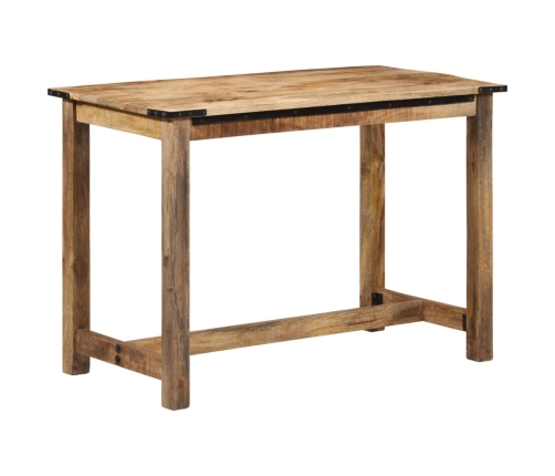 Mesa de comedor madera maciza de mango 110x55x75 cm