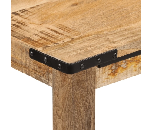 Mesa de comedor madera maciza de mango 110x55x75 cm