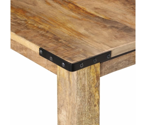 Mesa de comedor madera maciza de mango 160x80x75 cm