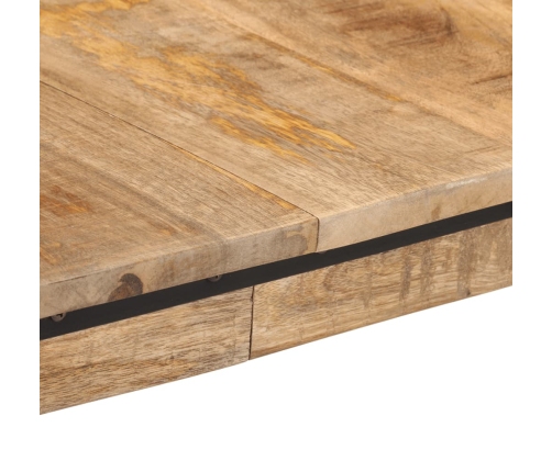 Mesa de comedor madera maciza de mango 160x80x75 cm