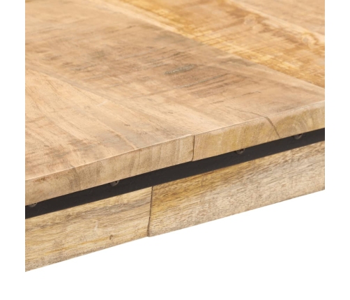 Mesa de comedor madera maciza de mango 200x100x75 cm