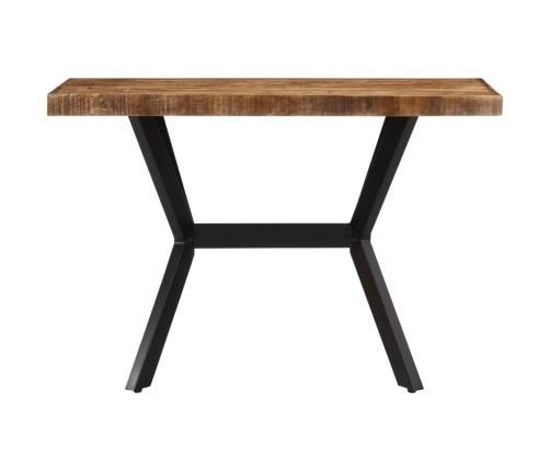 Mesa de comedor madera maciza de mango 110x55x75 cm