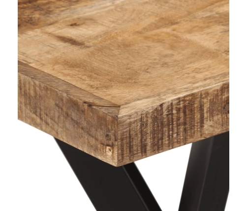 Mesa de comedor madera maciza de mango 110x55x75 cm