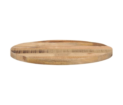 Tablero de mesa redondo madera maciza mango rugosa Ø 40x1,5 cm