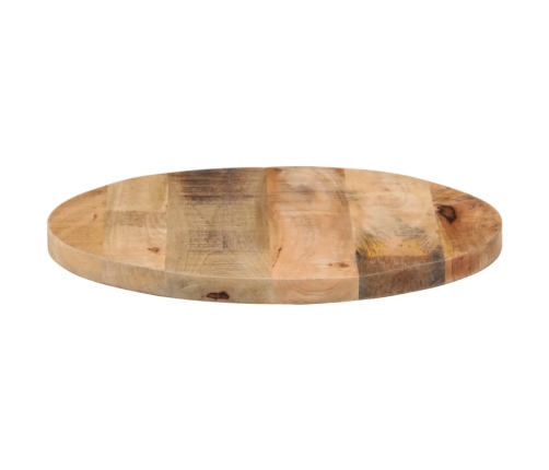 Tablero de mesa redondo madera maciza mango rugosa Ø 40x1,5 cm