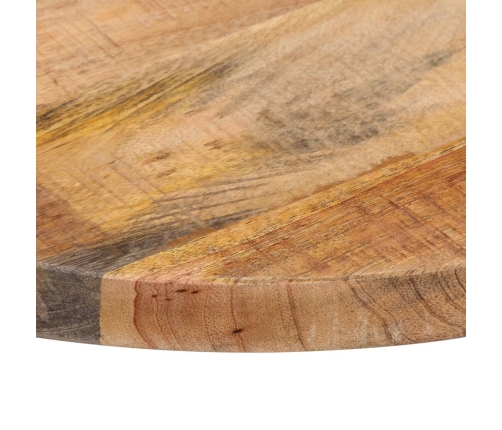 Tablero de mesa redondo madera maciza mango rugosa Ø 40x1,5 cm