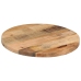 Tablero de mesa redondo madera maciza mango rugosa Ø 50x1,5 cm