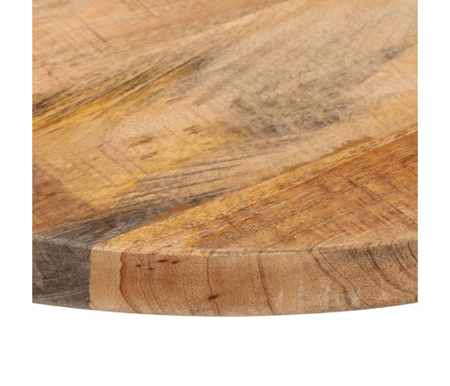 Tablero de mesa redondo madera maciza mango rugosa Ø 50x1,5 cm