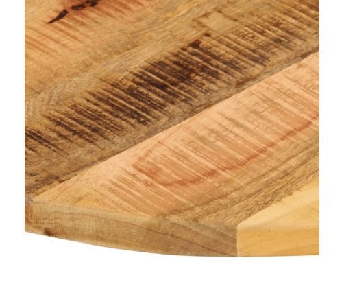 Tablero de mesa redondo madera maciza mango rugosa Ø 70x1,5 cm