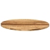 Tablero de mesa redondo madera maciza mango rugosa Ø 80x3,8 cm