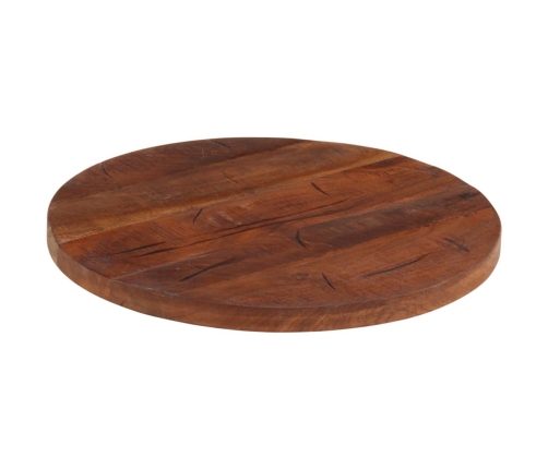 Tablero de mesa redondo madera maciza reciclada Ø 40x2,5 cm