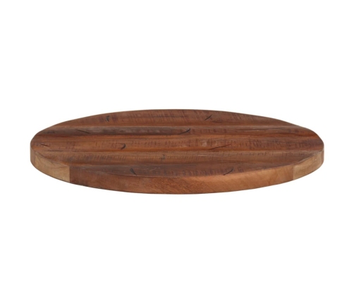 Tablero de mesa redondo madera maciza reciclada Ø 40x2,5 cm