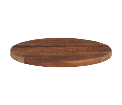 Tablero de mesa redondo madera maciza reciclada Ø 40x3,8 cm