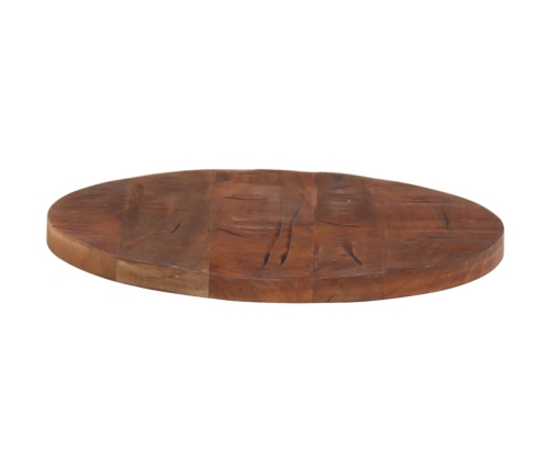 Tablero de mesa redondo madera maciza reciclada Ø 50x2,5 cm