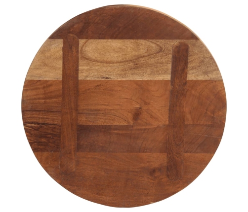 Tablero de mesa redondo madera maciza reciclada Ø 60x3,8 cm