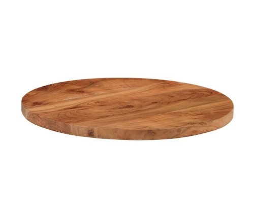 Tablero de mesa redondo madera maciza de acacia Ø40x2,5 cm