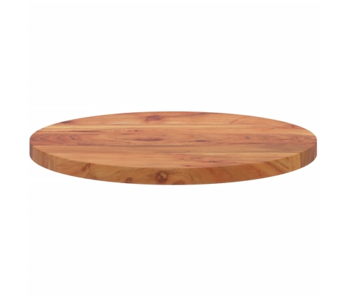 Tablero de mesa redondo madera maciza de acacia Ø40x2,5 cm