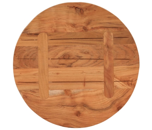 Tablero de mesa redondo madera maciza de acacia Ø40x2,5 cm