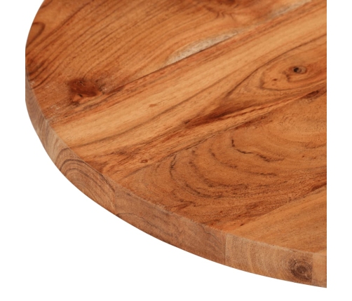 Tablero de mesa redondo madera maciza de acacia Ø40x2,5 cm