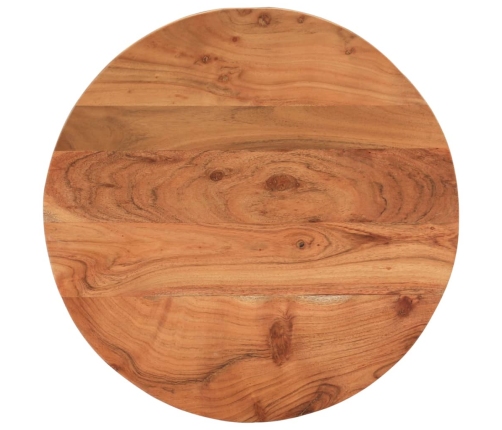 Tablero de mesa redondo madera maciza de acacia Ø40x3,8 cm