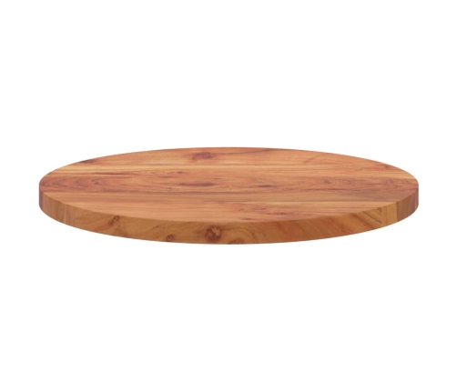 Tablero de mesa redondo madera maciza de acacia Ø40x3,8 cm