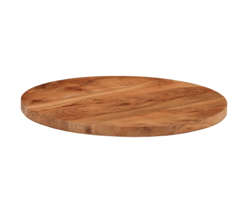 Tablero de mesa redondo madera maciza de acacia Ø50x3,8 cm