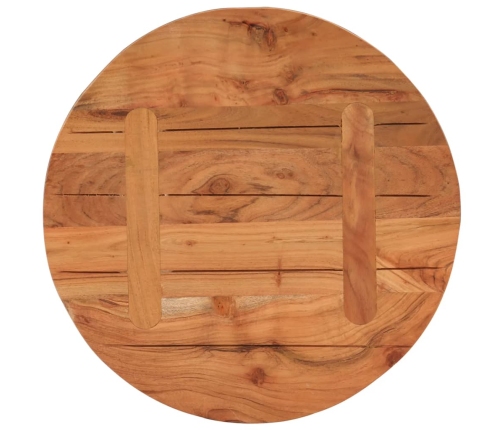 Tablero de mesa redondo madera maciza de acacia Ø50x3,8 cm