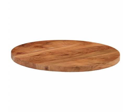 Tablero de mesa redondo madera maciza de acacia Ø60x2,5 cm