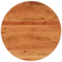 Tablero de mesa redondo madera maciza de acacia Ø70x2,5 cm