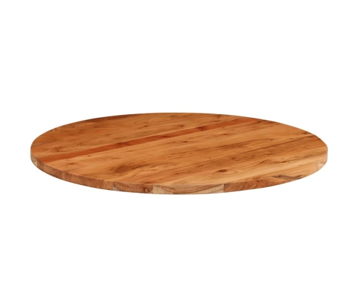 Tablero de mesa redondo madera maciza de acacia Ø70x2,5 cm