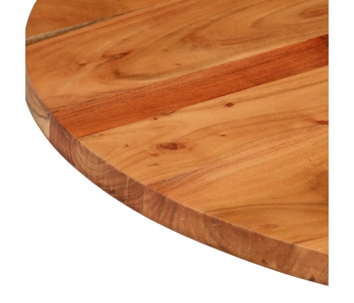 Tablero de mesa redondo madera maciza de acacia Ø70x2,5 cm