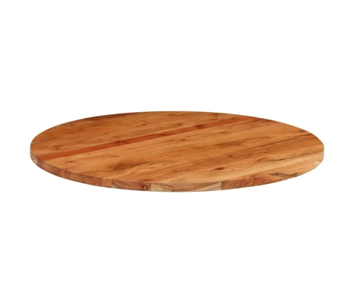 Tablero de mesa redondo madera maciza de acacia Ø70x3,8 cm