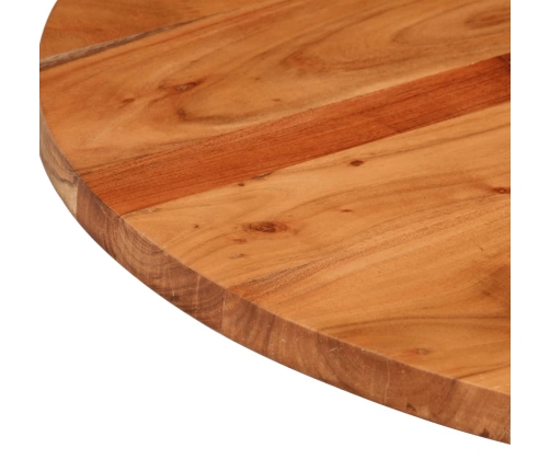 Tablero de mesa redondo madera maciza de acacia Ø70x3,8 cm