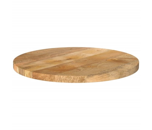 Tablero de mesa redondo madera maciza de mango Ø 40x3,8 cm