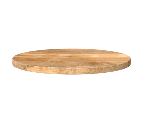 Tablero de mesa redondo madera maciza de mango Ø 40x3,8 cm