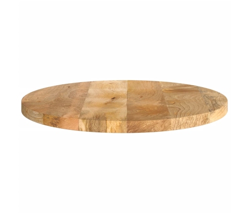 Tablero de mesa redondo madera maciza de mango Ø 40x3,8 cm