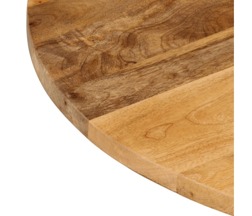 Tablero de mesa redondo madera maciza de mango Ø 40x3,8 cm