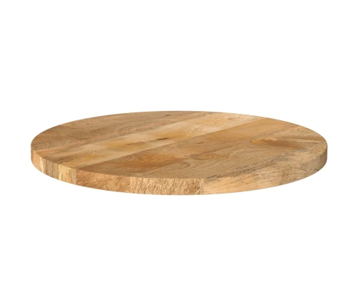 Tablero de mesa redondo madera maciza de mango Ø 50x3,8 cm