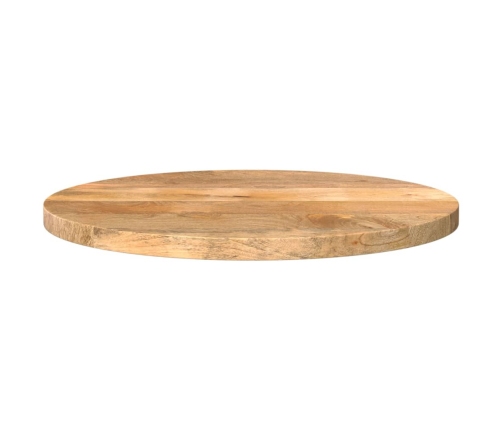 Tablero de mesa redondo madera maciza de mango Ø 60x2,5 cm