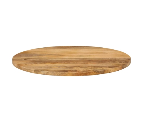 Tablero de mesa redondo madera maciza de mango Ø 70x3,8 cm