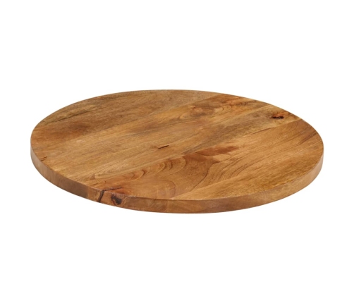 Tablero de mesa redondo madera maciza de mango Ø 60x2,5 cm