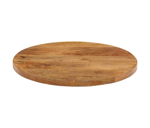 Tablero de mesa redondo madera maciza de mango Ø 60x2,5 cm