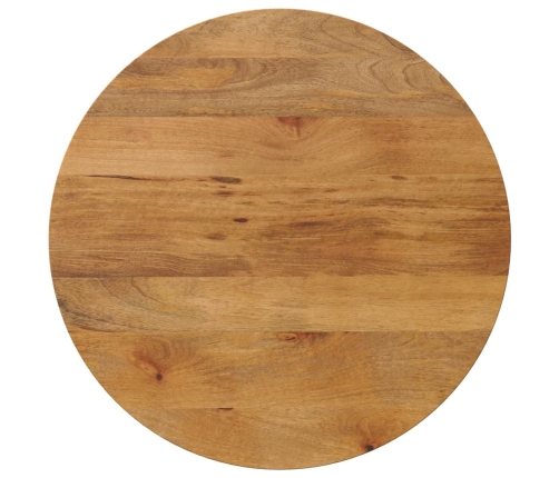 Tablero de mesa redondo madera maciza de mango Ø 70x2,5 cm