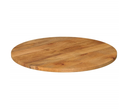 Tablero de mesa redondo madera maciza de mango Ø 70x2,5 cm