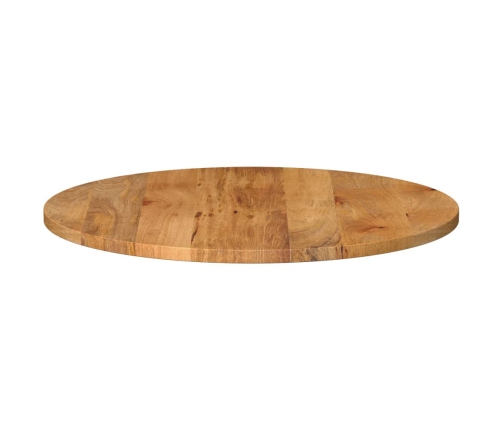 Tablero de mesa redondo madera maciza de mango Ø 70x3,8 cm