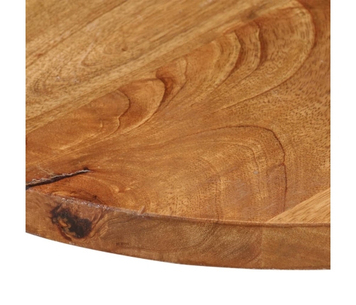 Tablero de mesa redondo madera maciza de mango Ø 70x3,8 cm