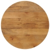 Tablero de mesa redondo madera maciza de mango Ø 80x3,8 cm