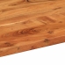 Tablero de mesa ovalado madera maciza de acacia 90x40x2,5 cm