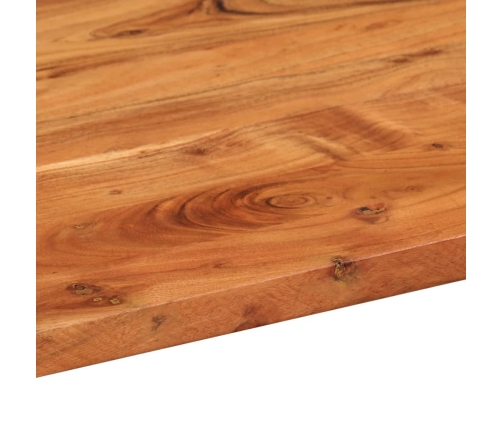 Tablero de mesa ovalado madera maciza de acacia 100x40x2,5 cm